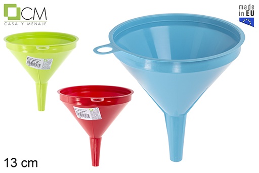 [118618] Imbuto in plastica colori assortiti 13 cm