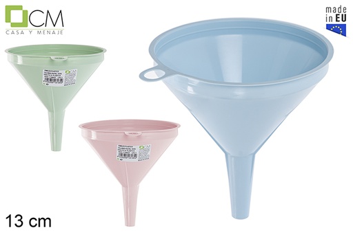 [118627] Imbuto in plastica colori pastello 13 cm