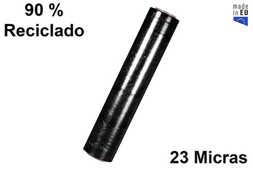 [118645] Economical black stretch film 23 microns