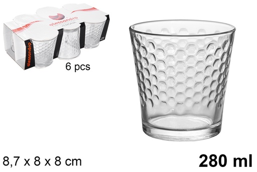 [118853] Pack 6 Verona water glass glasses 280 ml