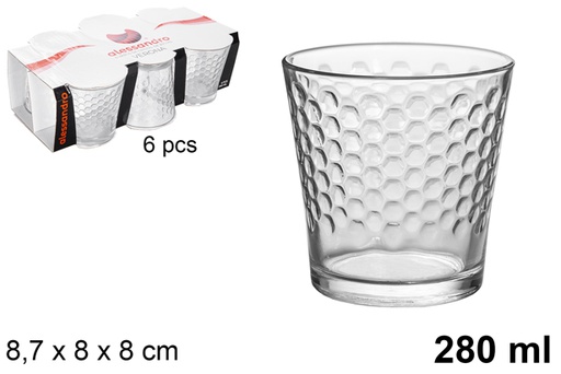[118853] Pack 6 vasos cristal agua verona 280 ml
