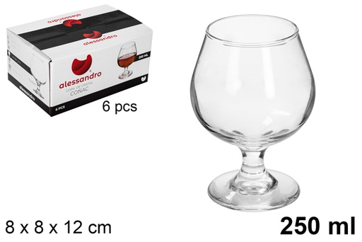 [118867] Copo cristal conhaque 250 ml