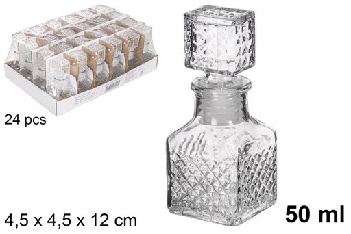 [119013] Glass bottle for liquor Doha 50 ml