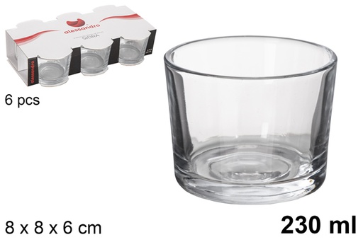 [119026] Vaso cristal sidra 230 ml