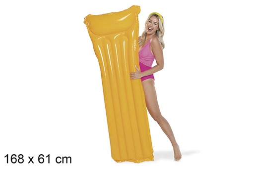 [119073] Orange inflatable mattress 168x61 cm