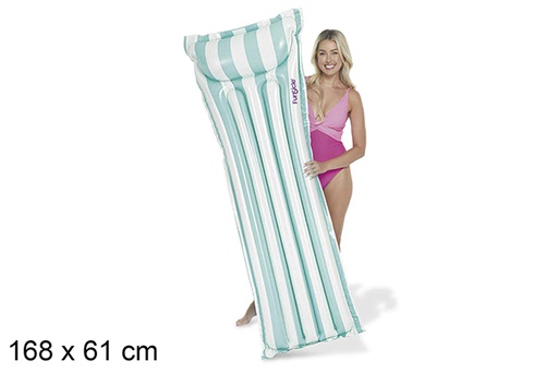 [119074] Striped inflatable mattress 183x69 cm