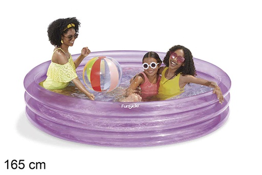 [119103] Pink inflatable children's pool 165 cm
