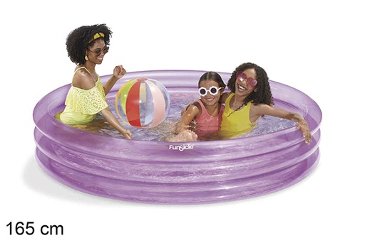 [119103] Piscina infantil inflável rose 165 cm