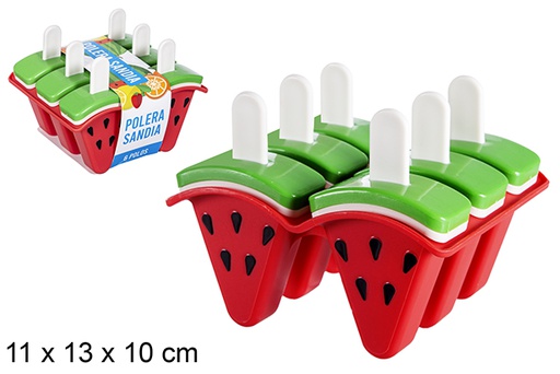 [119110] Pack 6 watermelon ice cream molds