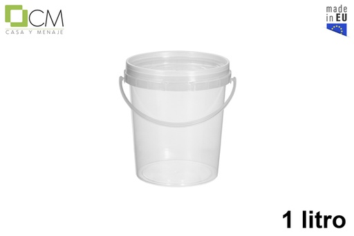 [119251] Multipurpose plastic container 1 l.