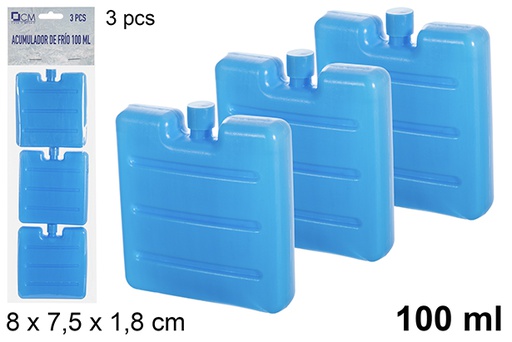 [119325] Pack 3 acumulador de frio frigorífico 100 ml