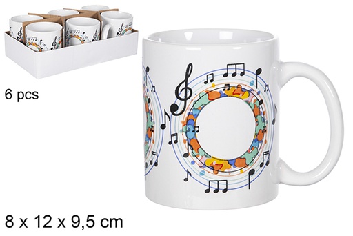 [119356] Caneca decorada com música