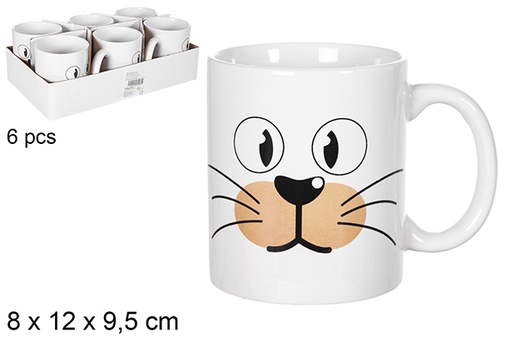 [119357] Taza mug decorada gato