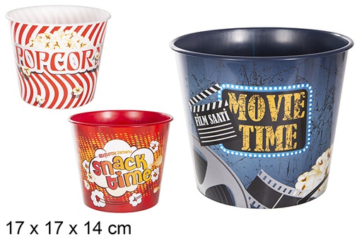 [119483] Secchiello per popcorn in colori assortiti