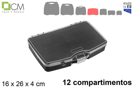 [119503] Caja herramientas plástico 12 compartimentos