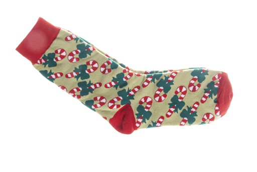 [119573] Adult Christmas candy decorated socks