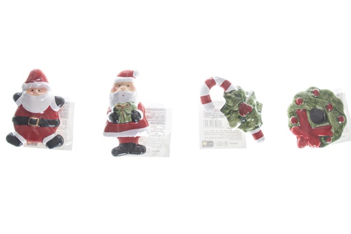 [119625] Christmas ceramic magnet assorted models 8,5 cm