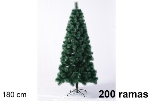 [119738] AINSA Sapin de Noël 180cm pin aiguille 200 branches