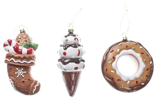 [120021] Assorted gingerbread cookie pendant 14 cm