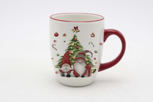 [120145] Mug de Noël en céramique décoré elfe 330 ml