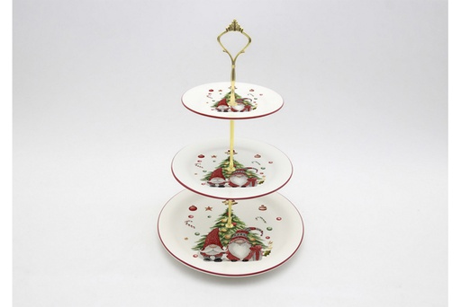 [120152] Ceramic Christmas fruit bowl 15/20/25 cm