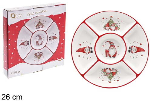 [120153] Hors d'oeuvre de Noël en céramique 26 cm