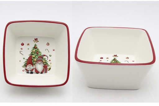 [120168] Christmas ceramic bowl 14 cm