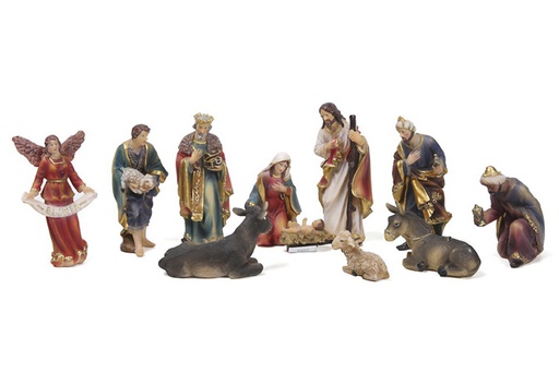 [120343] Nativity set 11 pieces 13 cm