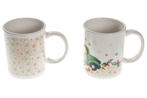 [120427] Taza de cerámica Navidad decoración surtida 9,5 cm