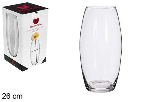 [120760] Vase en verre Azahar 26 cm