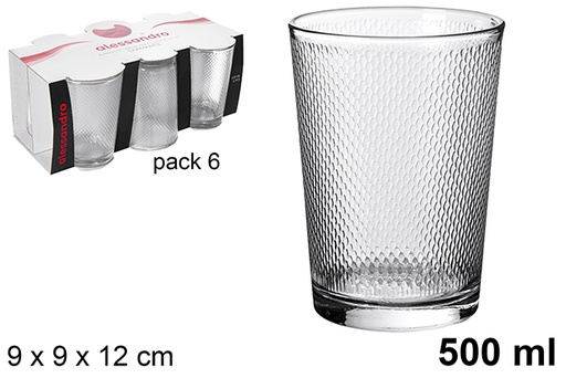 [120851] Bicchiere da sidro Diamante 500 ml