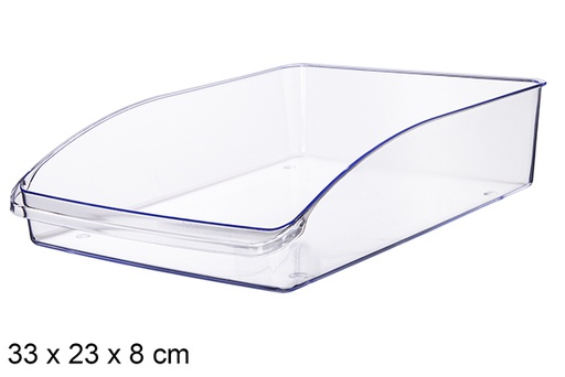 [120905] Plastic refrigerator organizer 33x23x8 cm