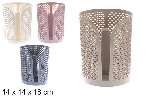 [120957] Portarrollos plástico Diamond colores surtidos