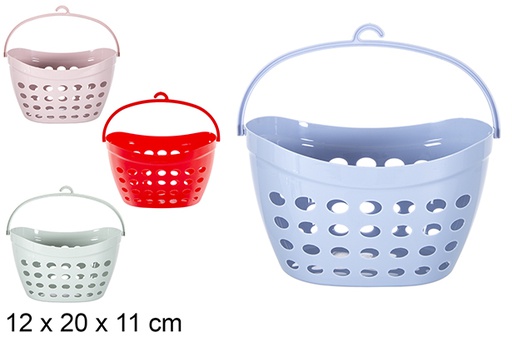 [120991] Cestino in plastica per pinzette colorate