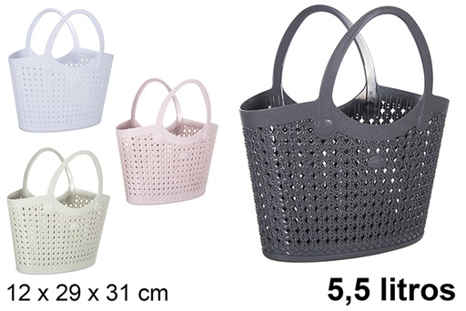 [120996] Sac plastique tissé Victoria 5,5 l.