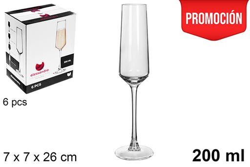 [121074] Excalibur champagne glass 200 ml