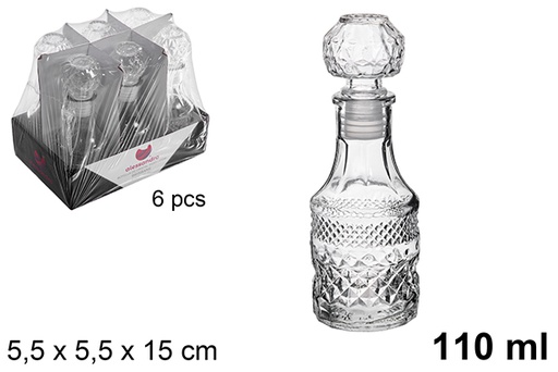 [121254] Glass bottle for liquor Brisbane 110 ml
