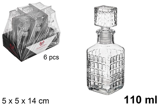[121256] Glass bottle for liquor Tajo 250 ml