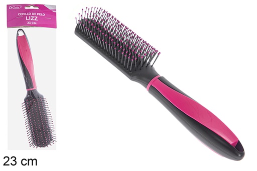 [121269] Brosse à cheveux Lizz manche couleur 23 cm