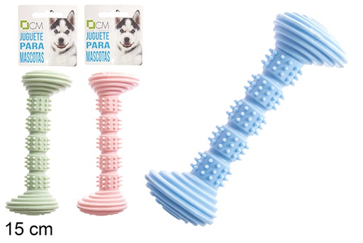 [121341] Brinquedo mordedor para animais de estimação em cores sortidas 15 cm