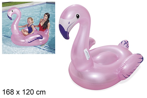 [121415] Inflatable flamingo mattress 168x120 cm