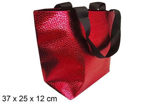 [121571] Red Christmas gift bag 37x25 cm 