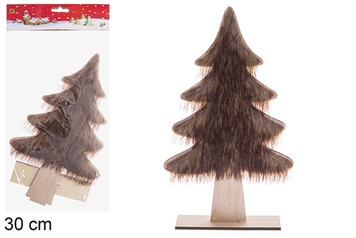 [121743] Wooden Christmas tree figure 30 cm
