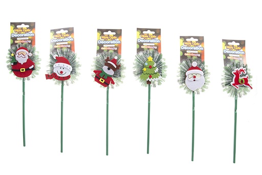 [121769] Christmas figure assorted with LED light