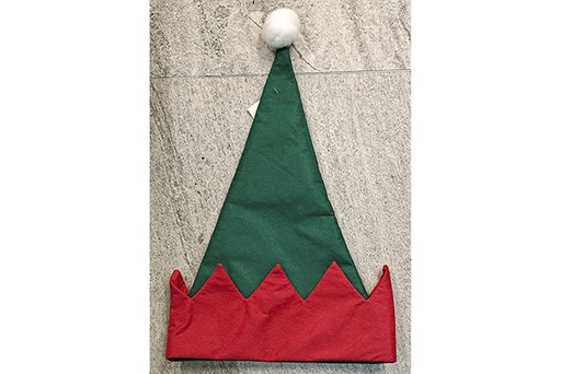 [122055] Christmas elf hat 29x45 cm