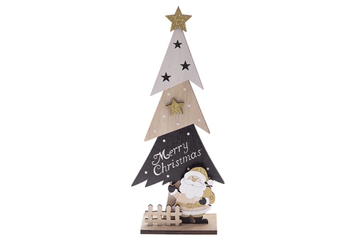 [122316] Albero in legno per decorazioni natalizie 30 cm
