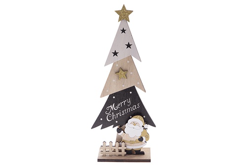 [122316] Albero in legno per decorazioni natalizie 30cm