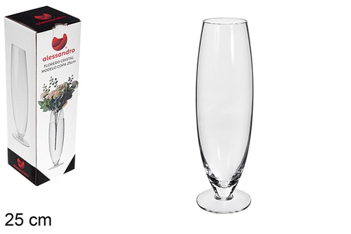 [122463] Glass vase cup model 25cm
