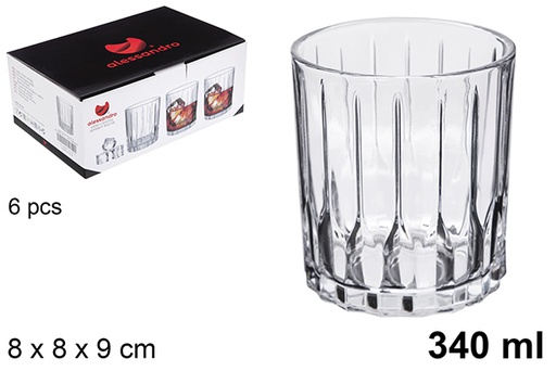 [122484] Vaso cristal whisky 340 ml