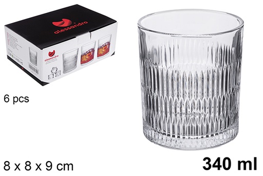 [122485] Vaso cristal whisky 340 ml